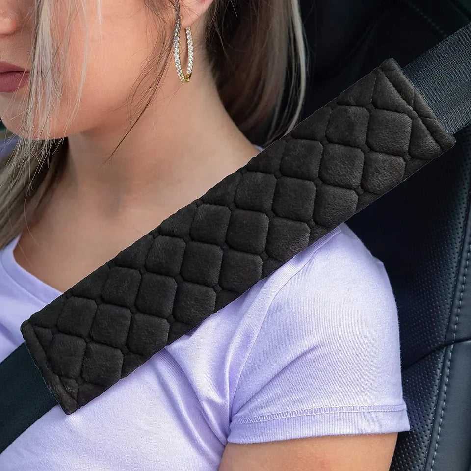 Plush Car Seat Belt Cover