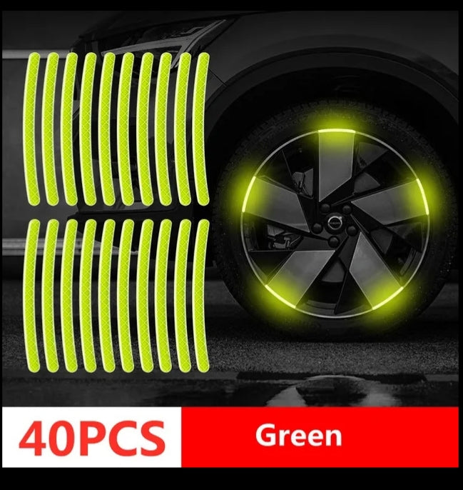 Car Wheel Reflective Stripes