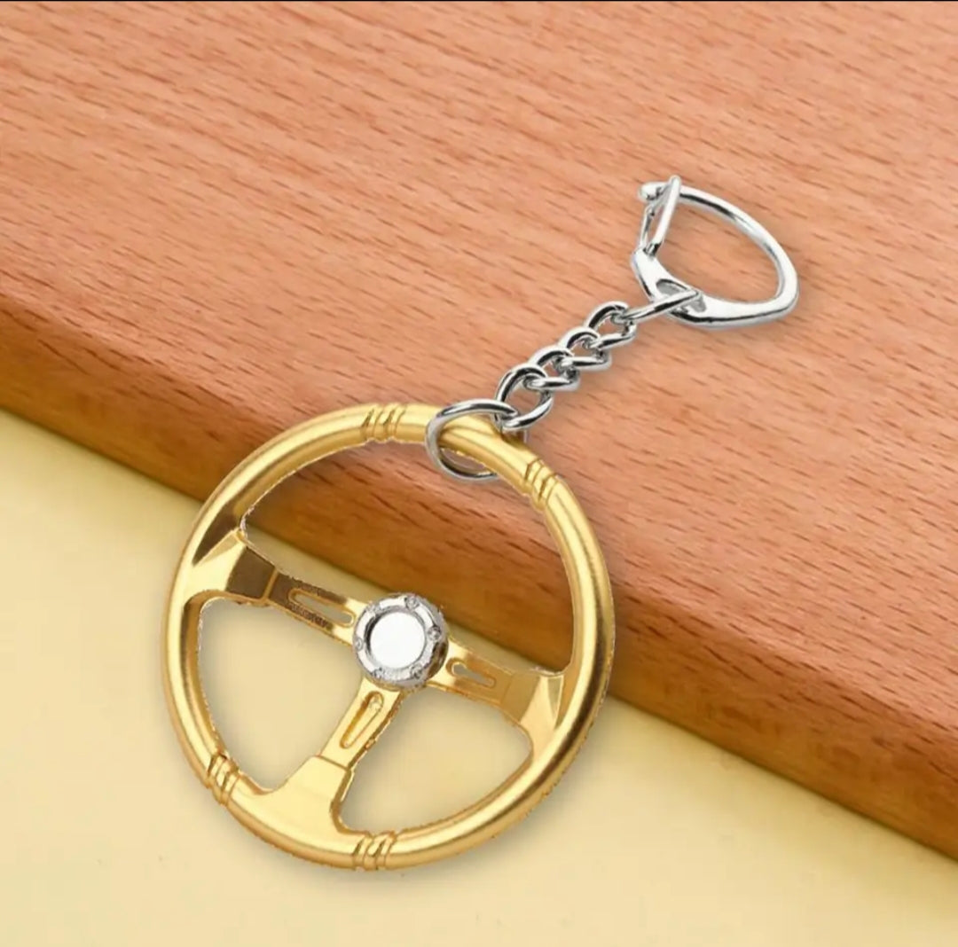 Steering Wheel Car Key Ring