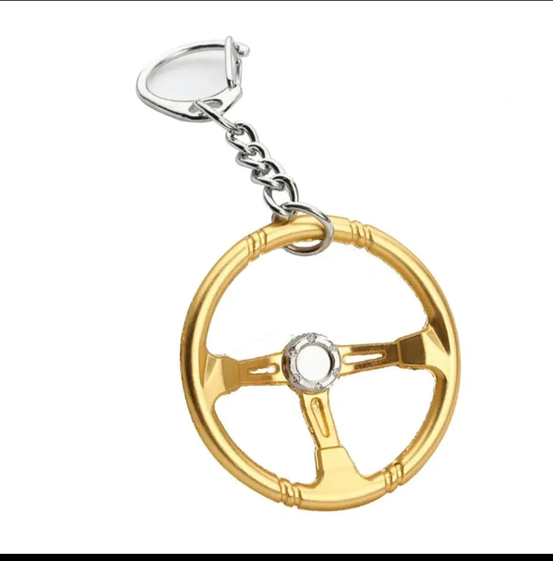 Steering Wheel Car Key Ring
