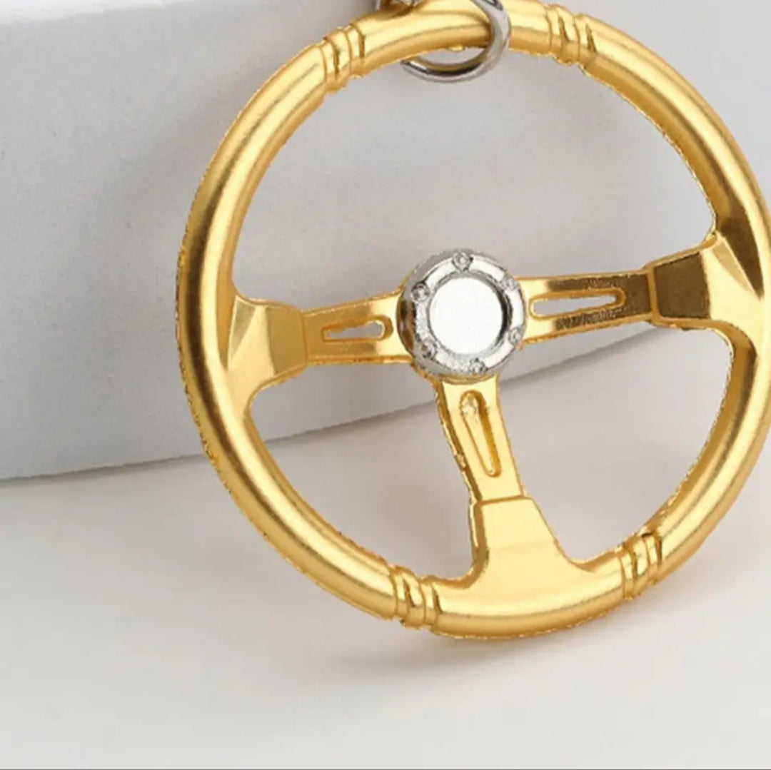 Steering Wheel Car Key Ring