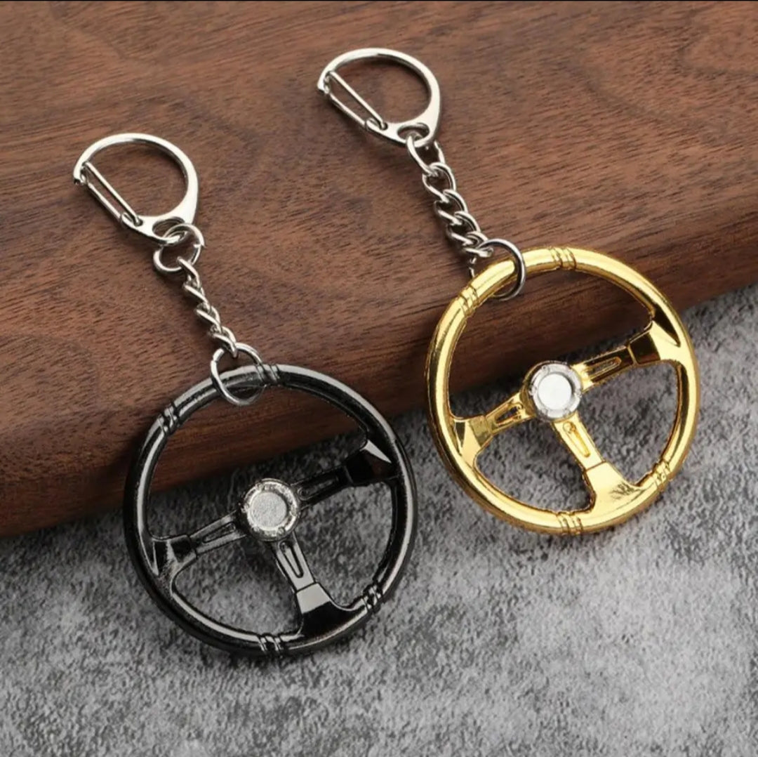 Steering Wheel Car Key Ring
